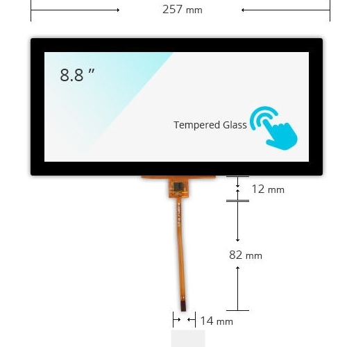 BMW F10 8.8&quot; Capacitive Touch Panel